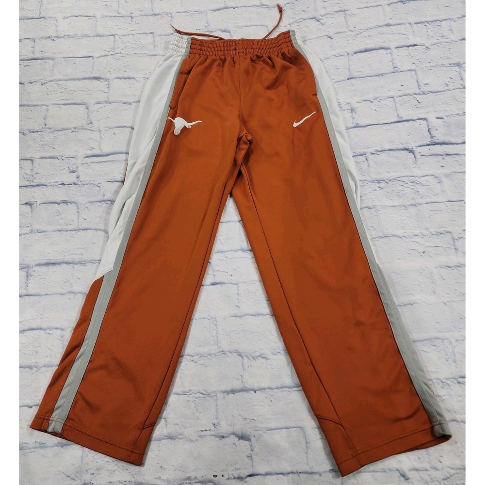 Texas Longhorns Pants Nike Elite MENS M Orange Athletic Track Warm Up Y2K